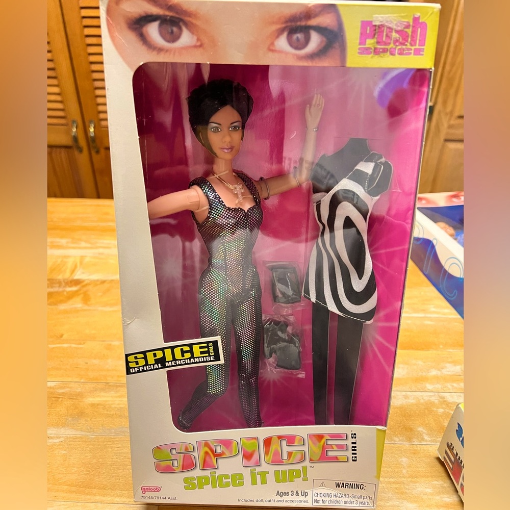 Posh Spice, Spice Girls doll. Never opened, in original packaging.